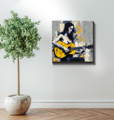 Abstract Echoes Minimalist Abstract Wrapped Canvas